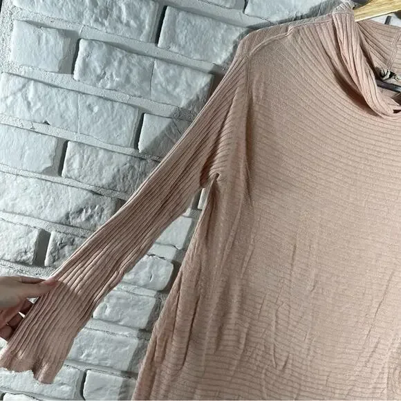 We The Free Oversized Ribbed Mock Neck Tunic Size Small - Picture 7 of 11